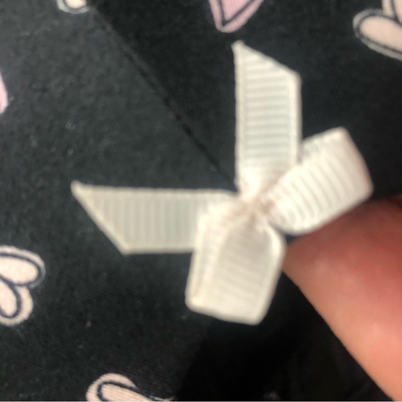 Catherine’s Intimates Pink Hearts Black Stretch Comfortable Bra Size 48DD - Picture 9 of 15